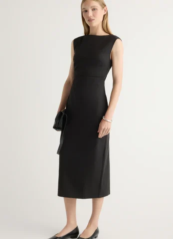 inari-cotton-twill-boat-neck-dress-black-1